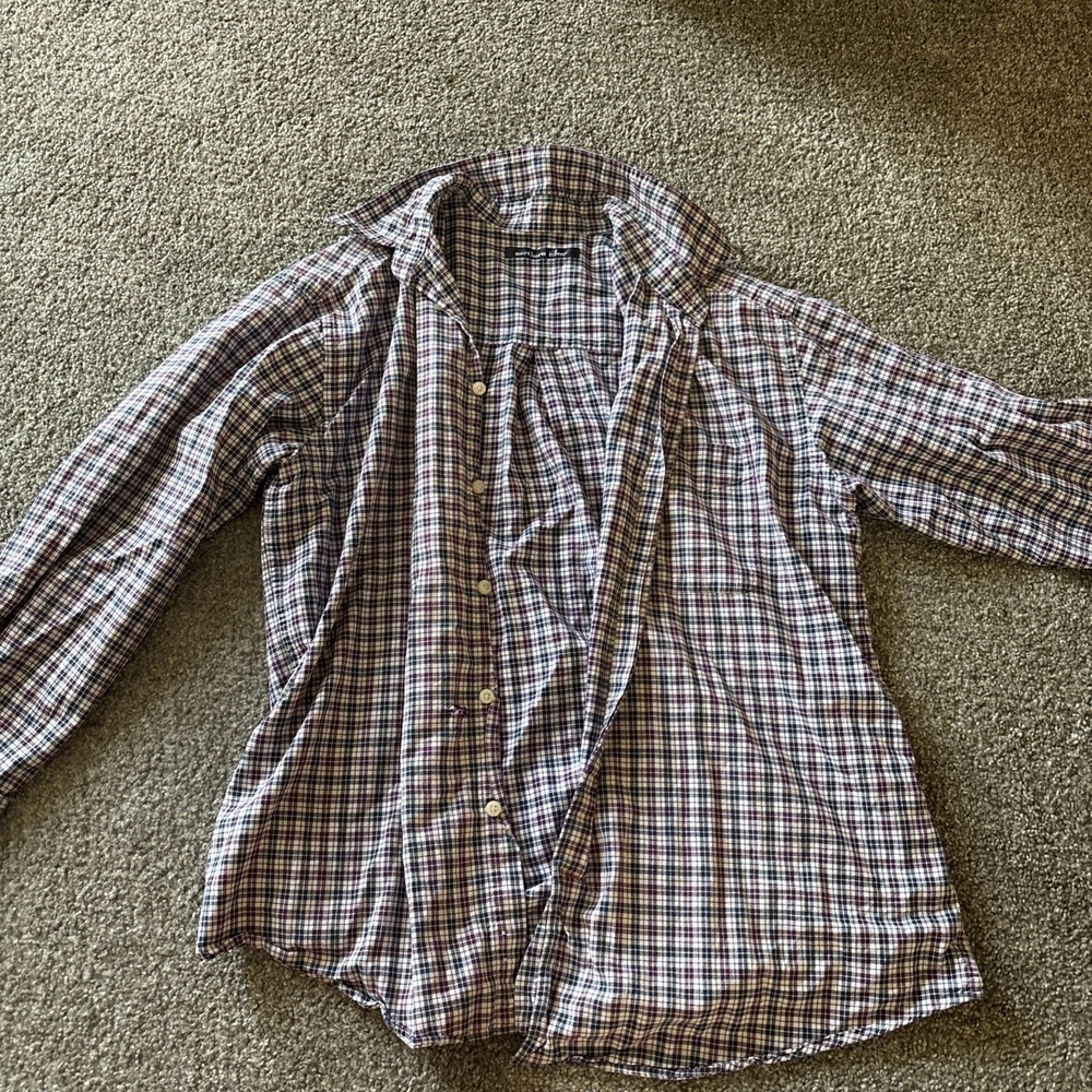 Nothern Isles Plaid‎ Button Up Flannel Multicolored